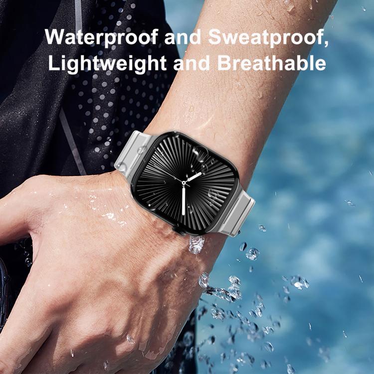 Cinturino per orologio in lega di titanio con chiusura pieghevole a una perlina, For Apple Watch 46mm / 49mm / 45mm / 44mm, For Apple Watch 42mm / 41mm / 40mm / 38mm