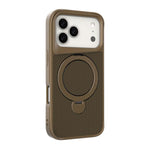 Custodia per telefono con supporto MagSafe a 360° e texture in fibra di carbonio., For iPhone 17 Pro Max
