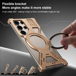 Custodia per telefono MagSafe in lega senza cornice Armor 360 Holder., For Samsung Galaxy S26 Ultra 5G, For Samsung Galaxy S25 Ultra 5G, For Samsung Galaxy S24 Ultra 5G, For Samsung Galaxy S23 Ultra 5G