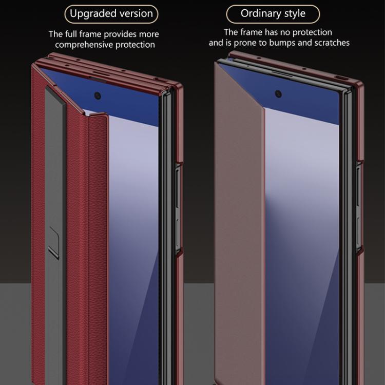 Custodia a libro GKK integrata a copertura totale con supporto multiuso, For Samsung Galaxy Z TriFold