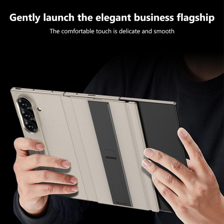 Custodia a libro GKK integrata a copertura totale con supporto multiuso, For Samsung Galaxy Z TriFold