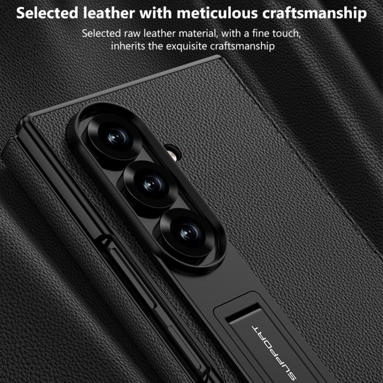 Custodia a libro GKK integrata a copertura totale con supporto multiuso, For Samsung Galaxy Z TriFold