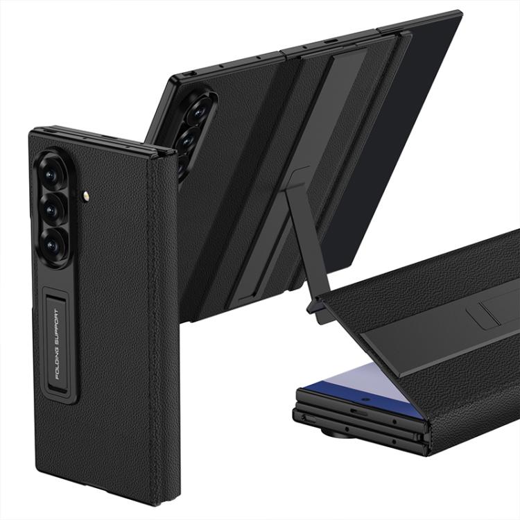 Custodia a libro GKK integrata a copertura totale con supporto multiuso, For Samsung Galaxy Z TriFold