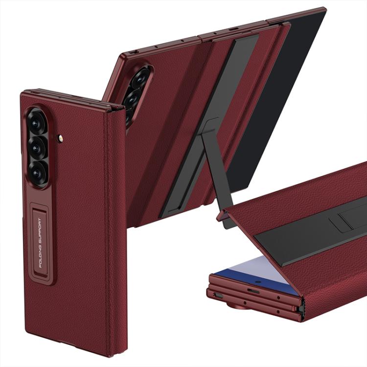 Custodia a libro GKK integrata a copertura totale con supporto multiuso, For Samsung Galaxy Z TriFold