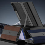 Custodia a libro GKK a copertura totale con supporto multiuso, For Samsung Galaxy Z TriFold