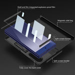 Custodia a libro GKK a copertura totale con supporto multiuso, For Samsung Galaxy Z TriFold
