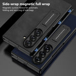 Custodia a libro GKK a copertura totale con supporto multiuso, For Samsung Galaxy Z TriFold