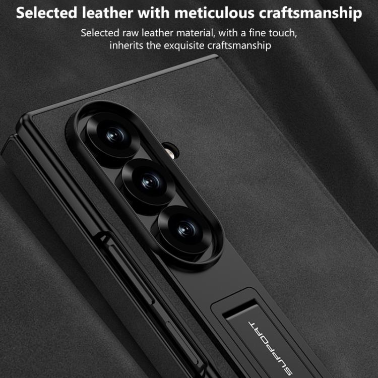 Custodia a libro GKK a copertura totale con supporto multiuso, For Samsung Galaxy Z TriFold