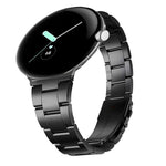Cinturino sottile in acciaio inossidabile con tre perline per orologio, For Google Pixel Watch 4 / 3 / 2 / 1 41mm
