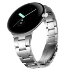 Cinturino sottile in acciaio inossidabile con tre perline per orologio, For Google Pixel Watch 4 / 3 / 2 / 1 41mm