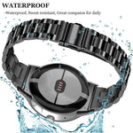 Cinturino sottile in acciaio inossidabile con tre perline per orologio, For Google Pixel Watch 4 / 3 / 2 / 1 41mm