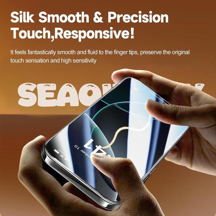 Pellicola protettiva in vetro temperato HD serigrafata XDcase, confezione da 5 pezzi., For iPhone 17e / 16e, For iPhone 17 Pro Max, For iPhone 17 Pro, For iPhone 17, For iPhone Air, For iPhone 16 Pro Max, For iPhone 16 Pro, For iPhone 16 Plus          ...