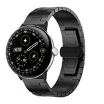 Cinturino per orologio in acciaio inossidabile con chiusura a farfalla a forma di H., For Google Pixel Watch 4 / 3 45mm