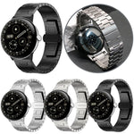 Cinturino per orologio in acciaio inossidabile con chiusura a farfalla a forma di H., For Google Pixel Watch 4 / 3 45mm