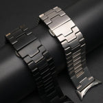Cinturino per orologio in acciaio inossidabile con chiusura a farfalla a forma di H., For Google Pixel Watch 4 / 3 45mm