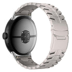 Cinturino per orologio in lega di titanio con fibbia di sicurezza Iron Man a design diviso., For Google Pixel Watch 4 / 3 45mm