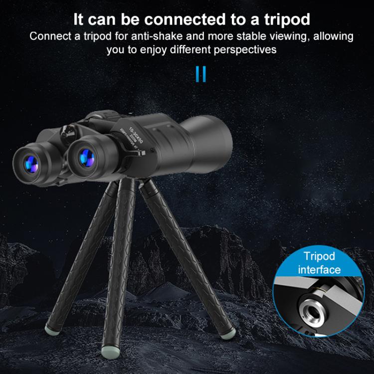 Binocolo zoom APEXEL 10-30X50 con doppi oculari di grandi dimensioni, alta definizione e ingrandimento variabile., 10-30X50