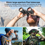 Binocolo zoom APEXEL 10-30X50 con doppi oculari di grandi dimensioni, alta definizione e ingrandimento variabile., 10-30X50