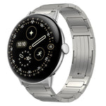 Cinturino per orologio in lega di titanio con fibbia pieghevole a forma di I, For Google Pixel Watch 4 / 3 45mm
