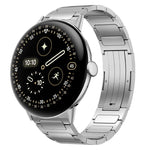 Cinturino per orologio in lega di titanio con fibbia pieghevole a forma di I, For Google Pixel Watch 4 / 3 45mm