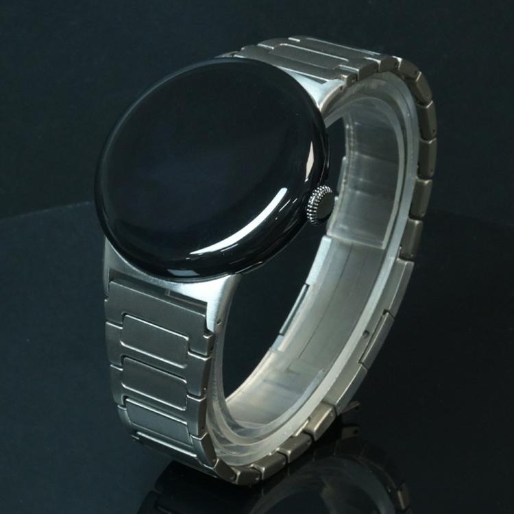 Cinturino per orologio in lega di titanio con fibbia pieghevole a forma di I, For Google Pixel Watch 4 / 3 45mm