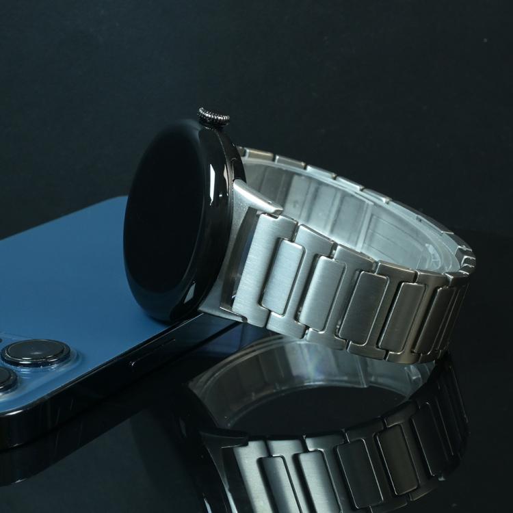 Cinturino per orologio in lega di titanio con fibbia pieghevole a forma di I, For Google Pixel Watch 4 / 3 45mm