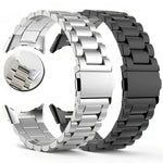 Cinturino per orologio in lega di titanio con fibbia a farfalla integrata a tre perline., For Google Pixel Watch 4 / 3 45mm