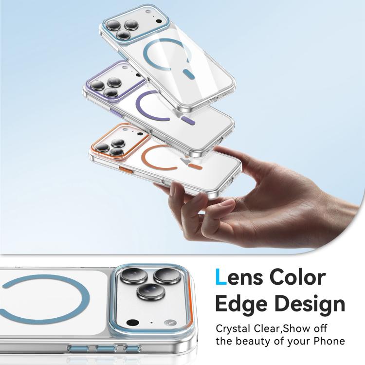 Custodia magnetica trasparente per telefono Kemeng in PC., For iPhone 17 Pro Max, For iPhone 17 Pro