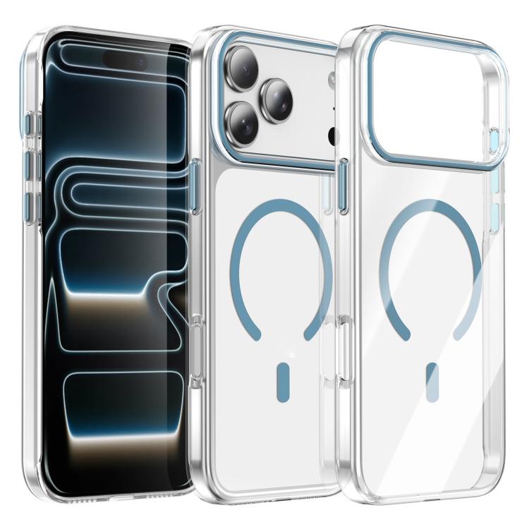 Custodia magnetica trasparente per telefono Kemeng in PC., For iPhone 17 Pro Max, For iPhone 17 Pro