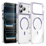 Custodia magnetica trasparente per telefono Kemeng in PC., For iPhone 17 Pro Max, For iPhone 17 Pro