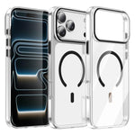 Custodia magnetica trasparente per telefono Kemeng in PC., For iPhone 17 Pro Max, For iPhone 17 Pro