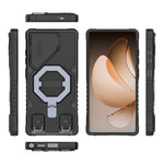 Custodia per telefono con cinturino e protezione per fotocamera MagSafe Holder., For Samsung Galaxy S25 Ultra 5G