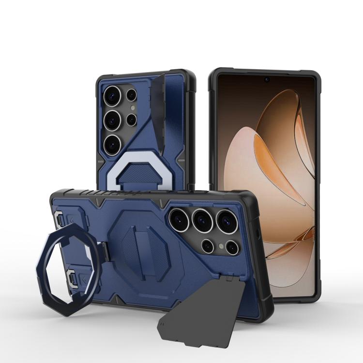 Custodia per telefono con cinturino e protezione per fotocamera MagSafe Holder., For Samsung Galaxy S25 Ultra 5G