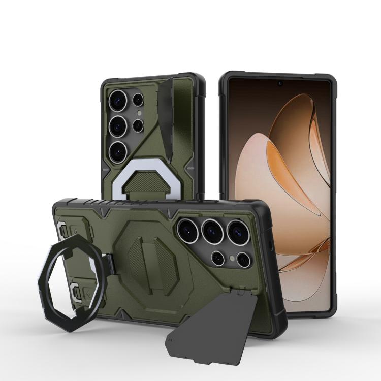 Custodia per telefono con cinturino e protezione per fotocamera MagSafe Holder., For Samsung Galaxy S25 Ultra 5G