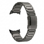 Cinturino per orologio in lega di titanio con fibbia a tartaruga e tre perline, For Google Pixel Watch 4 / 3 45mm