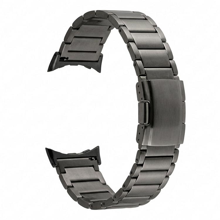 Cinturino per orologio in lega di titanio con fibbia a tartaruga e tre perline, For Google Pixel Watch 4 / 3 45mm