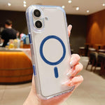 Custodia magnetica ibrida in PC satinato e TPU con tasto di rilevamento AI per telefono, For iPhone 17 Pro Max, For iPhone 17 Pro, For iPhone 17, For iPhone Air, For iPhone 16 Pro Max, For iPhone 16 Pro