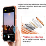 Custodia magnetica ibrida in PC satinato e TPU con tasto di rilevamento AI per telefono, For iPhone 16