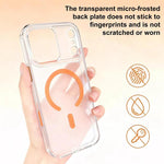 Custodia magnetica ibrida in PC satinato e TPU con tasto di rilevamento AI per telefono, For iPhone 17 Pro Max, For iPhone 17 Pro, For iPhone 17, For iPhone Air, For iPhone 16 Pro Max, For iPhone 16 Pro