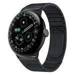Cinturino per orologio in lega di titanio con fibbia pieghevole a sgancio laterale e un solo perno., For Google Pixel Watch 4 / 3 45mm