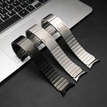 Cinturino per orologio in lega di titanio con fibbia pieghevole a sgancio laterale e un solo perno., For Google Pixel Watch 4 / 3 45mm