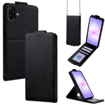 Cover a libro verticale in similpelle vegana tinta unita con tracolla, For Samsung Galaxy A25e, For Samsung Galaxy A07 4G, For Samsung Galaxy A17 5G, For Samsung Galaxy A06 5G / 4G, For Samsung Galaxy A56 5G, For Samsung Galaxy A36 5G