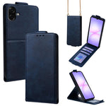 Cover a libro verticale in similpelle vegana tinta unita con tracolla, For Samsung Galaxy A25e, For Samsung Galaxy A07 4G, For Samsung Galaxy A17 5G, For Samsung Galaxy A06 5G / 4G, For Samsung Galaxy A56 5G, For Samsung Galaxy A36 5G
