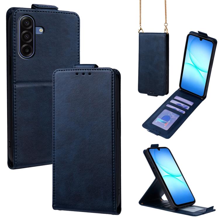 Cover a libro verticale in similpelle vegana tinta unita con tracolla, For Samsung Galaxy A25e, For Samsung Galaxy A07 4G, For Samsung Galaxy A17 5G, For Samsung Galaxy A06 5G / 4G, For Samsung Galaxy A56 5G, For Samsung Galaxy A36 5G