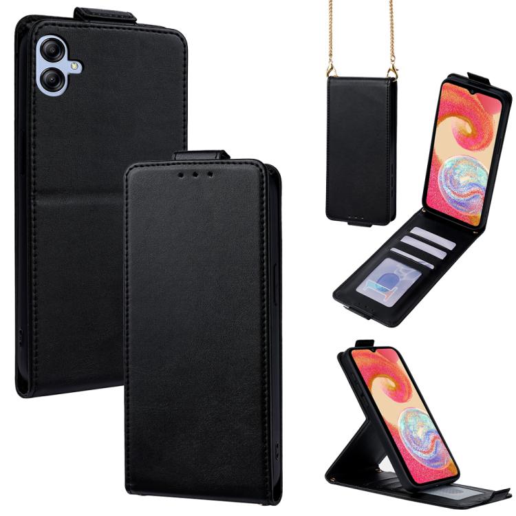 Cover a libro verticale in similpelle vegana tinta unita con tracolla, For Samsung Galaxy A25 5G Global, For Samsung Galaxy A24 4G, For Samsung Galaxy A34 5G, For Samsung Galaxy A54 5G, For Samsung Galaxy A04e, For Samsung Galaxy A14 5G