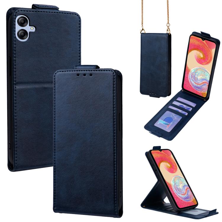 Cover a libro verticale in similpelle vegana tinta unita con tracolla, For Samsung Galaxy A25 5G Global, For Samsung Galaxy A24 4G, For Samsung Galaxy A34 5G, For Samsung Galaxy A54 5G, For Samsung Galaxy A04e, For Samsung Galaxy A14 5G