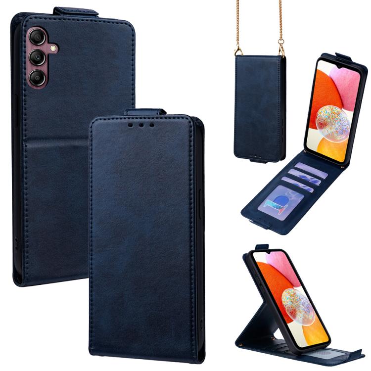 Cover a libro verticale in similpelle vegana tinta unita con tracolla, For Samsung Galaxy A25 5G Global, For Samsung Galaxy A24 4G, For Samsung Galaxy A34 5G, For Samsung Galaxy A54 5G, For Samsung Galaxy A04e, For Samsung Galaxy A14 5G