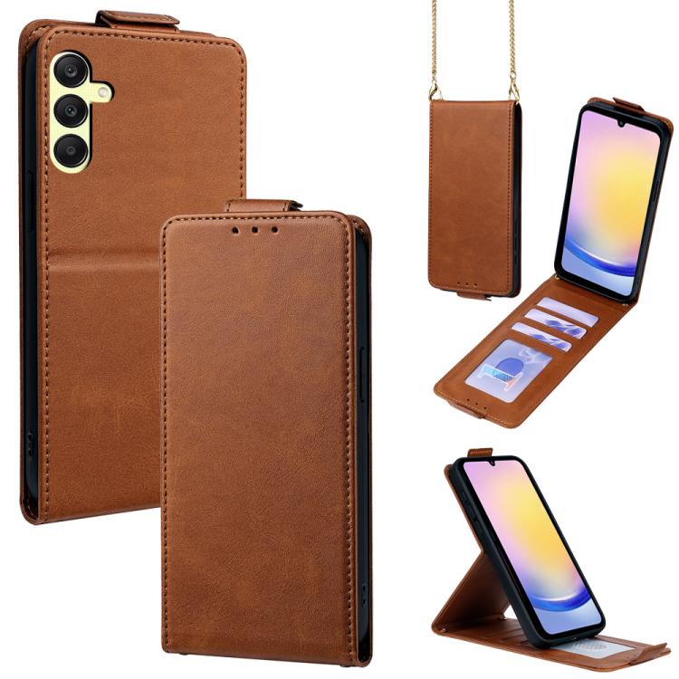 Cover a libro verticale in similpelle vegana tinta unita con tracolla, For Samsung Galaxy A25 5G Global, For Samsung Galaxy A24 4G, For Samsung Galaxy A34 5G, For Samsung Galaxy A54 5G, For Samsung Galaxy A04e, For Samsung Galaxy A14 5G