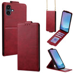 Cover a libro verticale in similpelle vegana tinta unita con tracolla, For Samsung Galaxy A25e, For Samsung Galaxy A07 4G, For Samsung Galaxy A17 5G, For Samsung Galaxy A06 5G / 4G, For Samsung Galaxy A56 5G, For Samsung Galaxy A36 5G