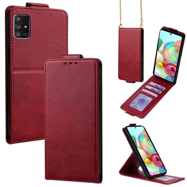 Cover a libro verticale in similpelle vegana tinta unita con tracolla, For Samsung Galaxy A04, For Samsung Galaxy A13 5G, For Samsung Galaxy A03S US 165.85mm, For Samsung Galaxy A71 5G